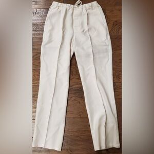 Neiman Marcus White Linen Pants
